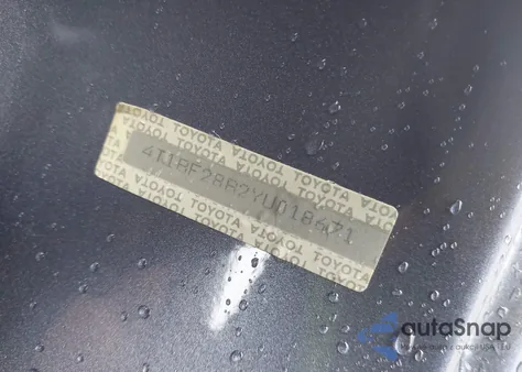 2000 Toyota Avalon Xls из США, поврежденный, VIN 4T1BF28B2YU018671